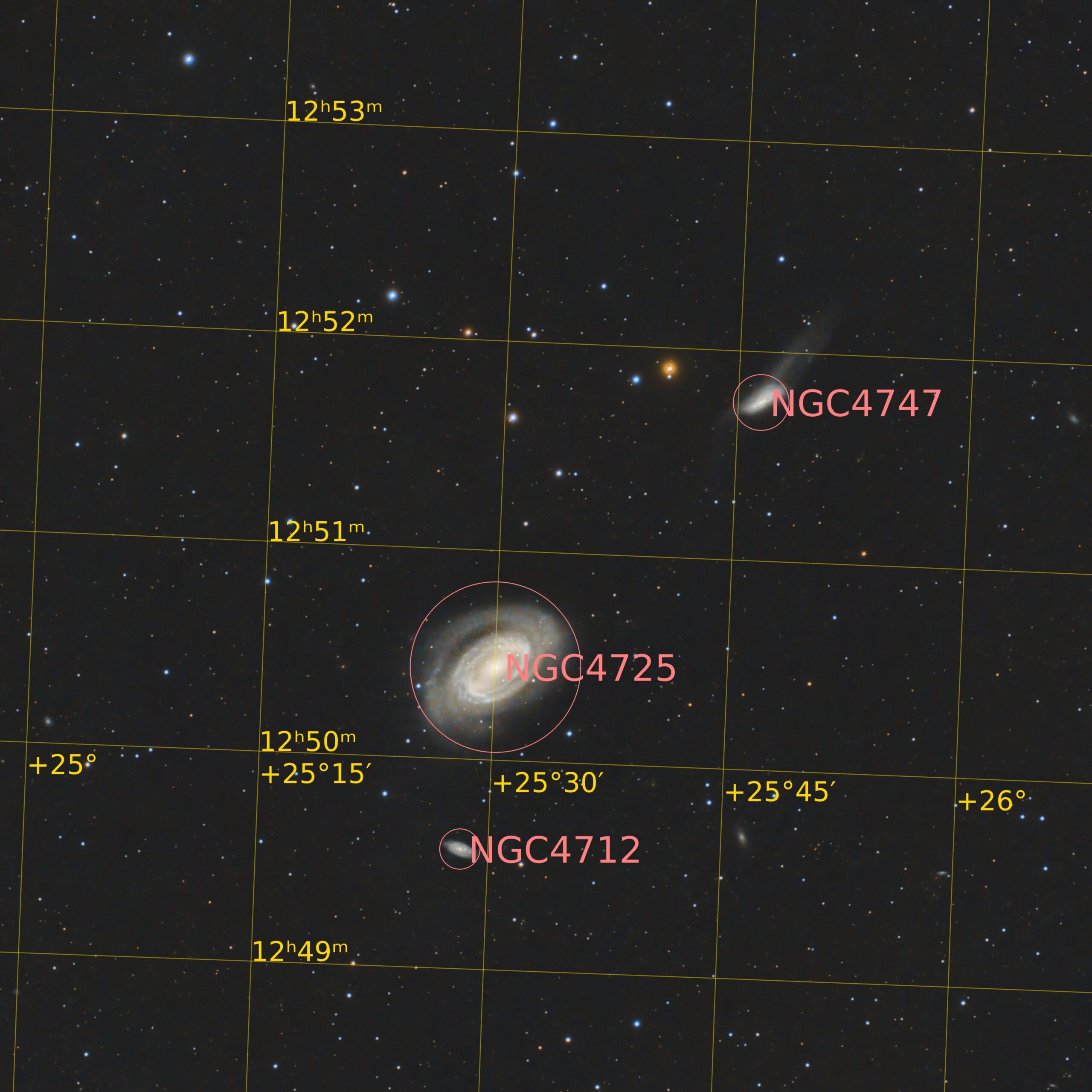 NGC 4725, NGC 4747