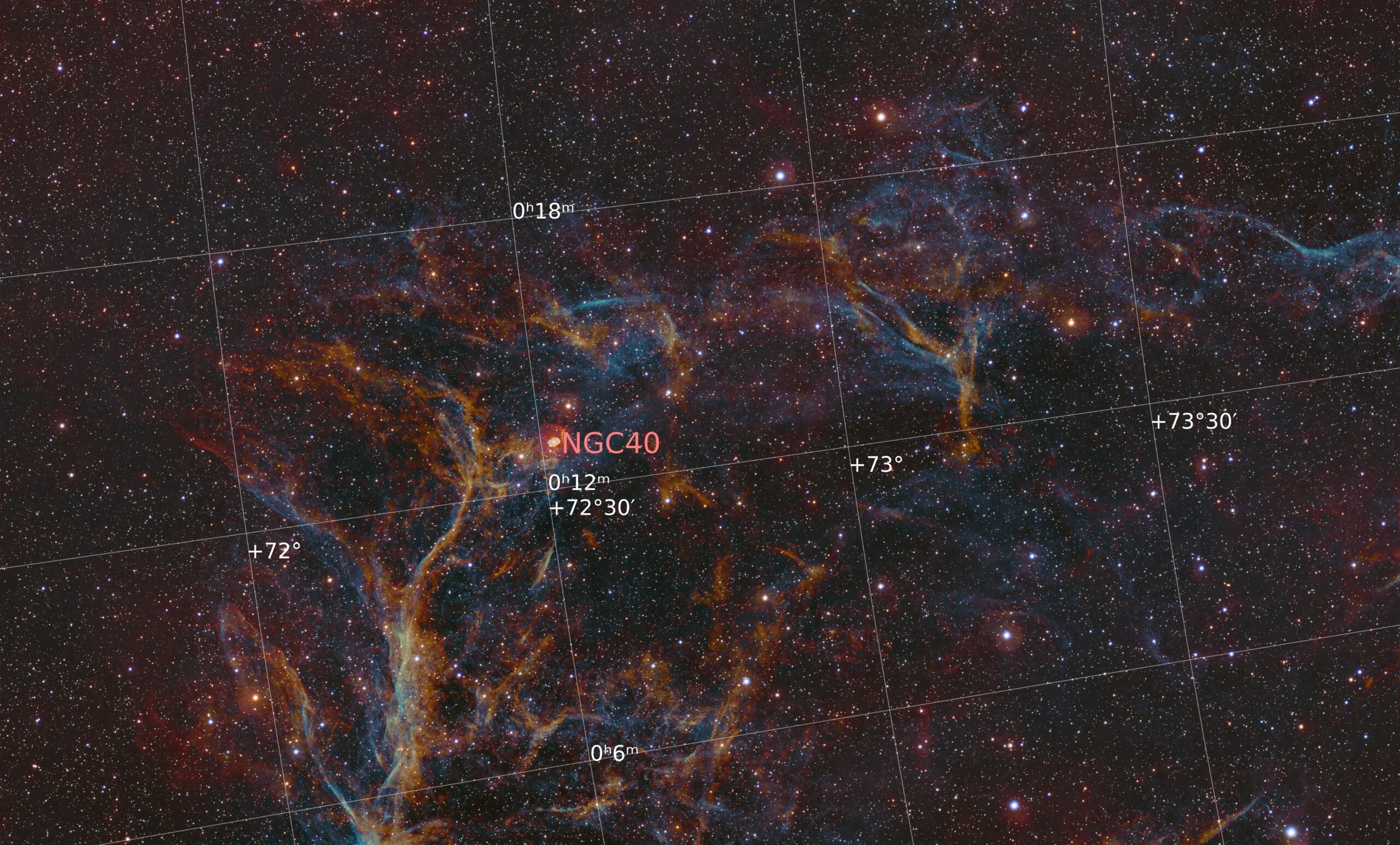 CTA 1 (SNR G119.5+10.2), NGC 40 (Caldwell 2)